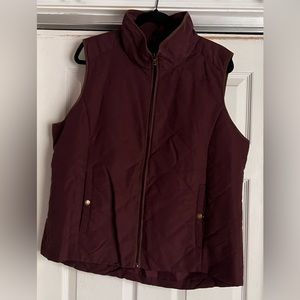 Maroon Bass vest